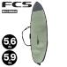 FCS �G�t�V�[�G�X �T�[�t�{�[�h �n�[�h�P�[�X �V���[�g�{�[�h 5.6 ft / 5.9 ft �g���x�� �g���b�v �{�[�h�J�o�[ �ی� �h�� �f�M �T�[�t�B���yBDR-056-SB-ALP�z