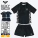 ROXY ���L�V�[ �L�b�Y ���� �q�� �������b�V��&amp;�V���[�c 2�_�Z�b�g �X�C���E�F�A ���̎q ���� UV�J�b�g �p�b�h�t�� 3�F 140cm 150cm �C �v�[���yTSW261101�z