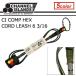 CHANNEL ISLANDS AL MERRICK �A�������b�N ���[�V���R�[�h/CI COMP HEX CORD LEASH 6 3/16
