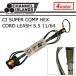 ������ CHANNEL ISLANDS AL MERRICK �A�������b�N ���[�V���R�[�h/CI SUPER COMP HEX CORD LEASH 5.5 11/4