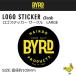 Ĥ BYRD С å ݥޡ ƥå/BYRD LOGO STICKER CIRCLE LARGE ƥå  L