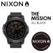 NIXON ニクソン 腕時計 スマートウォッチ Android Wear 正規取扱店/THE MISSION ミッション ALL BLACK