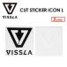 ������ VISSLA ���B�X�� �r�X�� �X�e�b�J�[ �J�b�e�B���O�^�C�v/CUT STICKER ICON LARGE STICKER