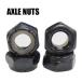 SW AXLE NUTS/ акселератор гайка BLACK/ черный 4 шт 1 комплект скейтборд для детали скейтборд SK8 инструмент продается отдельно 2022[ возвращенный товар, замена не возможна ]