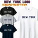 NEW YORK/ New York колледж Logo принт короткий рукав футболка 5.6oz тяжелый to4 цвет love собака . родители .ko-te. возможно почтовая доставка бесплатная доставка [ возвращенный товар замена не возможна ]
