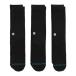 STANCE SOCKS  å ICON 3PACK BLACKUNISEX