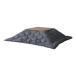  восток ./kotatsu futon квадратный ( черный | серый ) (W190×D190) ( бесплатная доставка [ Hokkaido * Okinawa доставка отдельно ])