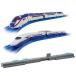  used toy Plarail advance E3 series Shinkansen ...&E2 series Shinkansen connection & guide rail set 