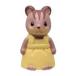  б/у игрушка ... белка. девочка ( шафран ) [ Sylvanian Families фигурка коллекция 5]
