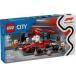  б/у игрушка LEGO F1 Ferrari гонки машина. pi игрушка n[ Lego City ] 60443