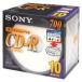  б/у CD-R Sony данные для CD-R 700MB 10 листов упаковка [10CDQ80DPW]