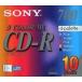  б/у CD-R Sony данные для CD-R 5 COLOR MIX 700MB 10 листов упаковка [10CDQ80EXS]