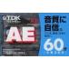  б/у бытовая техника принадлежности TDK аудио кассетная лента AE 60 минут [AE-60G]