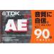  б/у бытовая техника принадлежности TDK аудио кассетная лента AE90 90 минут [AE-90G]