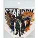  б/у наклейка * стикер режим ожидания BIG стикер [.. герой красный te mia ]
