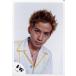  б/у life photograph ( Johnny's ) V6/ Okada Jun'ichi / грудь выше * жакет белый, желтый линия * немного передний. ..* фон белый / официальный life photograph 
