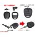 # MMC blank key correspondence repair kit 2 button Lancer Pajero Pajero Mini Legnum Dion ek sport ek Wagon Toppo Colt 