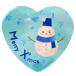  Рождество жестяная банка значок Heart type 52.5×57 мм значок bachi подарок x'mas christmas Event .. вечеринка .. tool магазин . магазин контактный покупатель поддержка 