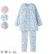  woman one touch pyjamas top and bottom set S~LL ( lady's cotton . one touch tape touch fasteners type ) ( order )