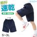 SchooLog 吸汗速乾 ハーフパンツ S～3L (体操服 半ズボン 短パン 体操ズボン 大きいサイズ 紺 体育 学校 男子 女子 子供 小学生 小学校 中学生) (送料無料)