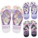  Roxy ROXY девушки пляжные шлепанцы RG VIVA STAMP II 18cm 20cm 22cm ARGL100283 Kids Be солнечный море бассейн лето resort путешествие 