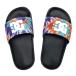 ti-si-DC SHOES обувь Kids Junior шлепанцы для душа KS DC SLIDE 17cm DK221013TIE Thai большой цвет. ремешок . Logo ....