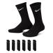  Nike NIKE 21-23cm 23-25cm Kids подушка do носки 6 пара 1 комплект Nike Every teiSX6910-010 носки обувь внизу чёрный черный 2025SS