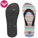  Roxy ROXY пляжные шлепанцы девушки ROXY RG TAHITI V 18cm 22cm великолепный распределение цвета . большой Logo . впечатление .. пляжные шлепанцы 