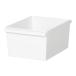  кейс для хранения место хранения box Like ito(like-it) в машине накладывающийся полки сверху воспроизведение материал 51% и больше использование . источник .. цвет bok примерно ширина 19x внутри 27.3x высота 13cm белый 