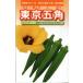  овощи семена абельмош [ Tokyo . угол ] 20ml(. магазин . вид рассада )[ включая доставку ]. ослабленное крепление .....to-kyo-gokak суша лотос корень осень .... America neli много .