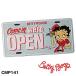 betib-p коммерческий plate номерная табличка способ табличка plate Dyna -Betty Boop CMP-008 OPEN табличка H15×W30cm american смешанные товары интерьер смешанные товары 
