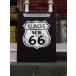 tin автограф plate ROUTE66/ILLINOIS