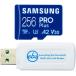 Samsung Pro Plus 256GB MicroSDXC Memory Card for Samsung Galaxy Note 20 Ultra, Note 10+, Note 10 Lite, Note 9, Note 8 Phone MB-MD2
