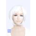  парик Short Bob белый [ чисто-белый ][ парик сеть есть ] костюмированная игра Bob парик жаростойкий Halloween супер-скидка дешевый Event (bo-bo1001)