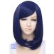  medium [ midnight голубой ][ парик сеть есть ] medium парик супер-скидка костюмированная игра парик жаростойкий 180*C(101 mi-t2511)
