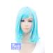  medium [ Sky голубой ][ парик сеть есть ] бледно-голубой medium парик парик костюмированная игра парик жаростойкий 180*C(081 mi-tf2513)