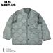 U.S SURPLUS�iUS�T�[�v���X�j �ČR���o���g�p�i M65 �W���P�b�g�p ���C�i�[ �{�^���t��