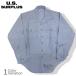 U.S SURPLUS�iUS�T�[�v���X�j �ČR���o���g�p�i CHAMBRAY SHIRTS ���� �V�����u���[ �V���c