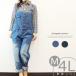  комбинезон брюки Denim брюки все в одном джинсы ji- хлеб индиго комбинезон Denim sa Rope комбинезон M L LL 3L 4L темно-синий голубой 