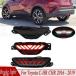 ڸߴʡ ȥ西 ե쥯 LEDꥢХѡ֥졼饤 ꥢե ȥåץ 3  CHR C-HR 2016 2017 2018 2019