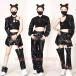  Корея способ танцевальный костюм выставить женский hip-hop KNK( АО ) искусственная кожа брюки чёрный Kids девочка . Jazz Dance K-POP stage костюм верх и низ в комплекте 