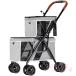 2 шт для домашнее животное Cart собака коляска выдерживаемая нагрузка 20kg KNK( АО ) 4 колесо передний колесо 360° вращение безопасность оборудование имеется сборка простой легкий маленький размер ~ средний собака . собака уход для 