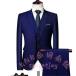  мужской одноцветный костюм 3 позиций комплект party свадьба формальный джентльмен одежда бизнес 30 плата 40 плата 50 плата модный KNK( АО ) scene . сопоставив активность делать Basic костюм-тройка 