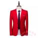  tailored jacket короткий мужской красный жакет KNK( АО ) красный блейзер длинный рукав 1 кнопка повседневный костюм способ мужской жакет 