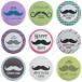 缶バッジ「Mustache」髭モチーフバッジ 缶バッチ 直径3.1cm Tシャツやバッグなどに付けてコーディネートを楽しんでみてね！ 17種類｜Sweety