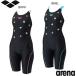  Arena (ARENA) женский Botanical Pause фитнес купальный костюм aqua Exa ui мужской фитнес One-piece леггинсы ( средний нога ) AS6FWF08L