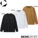 ( кошка pohs возможно ) Descente (DESCENTE) MOVESPORT( Move спорт ) dry сетка Bick Logo мужской футболка с длинным рукавом ST5FLT03M