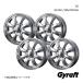 Gyraft/8S /륨 HB37S/HB97S ߥۥ4ܥåȡ154.5J 4-100 INSET45 SILVER/RIM POLISH00409094