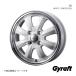 Gyraft/8S N-BOX/N-BOX/N-BOX SLASH JF1/JF2 ߥۥ1ܡ154.5J 4-100 INSET45 BLACK/RIM POLISH0040952