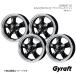 Gyraft/5S /륨 HB37S/HB97S ߥۥ4ܥåȡ154.5J 4-100 INSET45 BLACK/RIM POLISH00411164